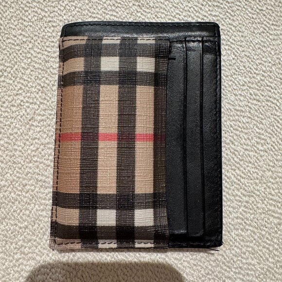 Burberry Cardholder w/ Money Clip - Picture 1 of 4